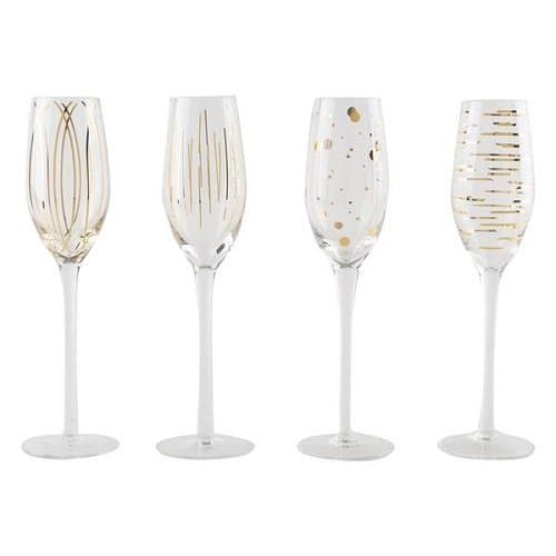 Se Mikasa Guld Champagne Flute Glas 210 Ml 4 Stk. ❤ Kæmpe udvalg i BARLIFE ❤ Hurtig levering: 1 - 2 Hverdage samt billig fragt - Varenummer: BAR-523352 og barcode / Ean: &