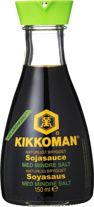 Se Soyasauce Less Salt 150 Ml ❤ Kæmpe udvalg i KIKKOMAN ❤ Hurtig levering: 1 - 2 Hverdage samt billig fragt - Varenummer: BAR-682622 og barcode / Ean: '08715035130104 på lager - Udsalg på Delikatesser Kolonial Saucer & Soya Spar op til 59% - Over 434 design brands på udsalg