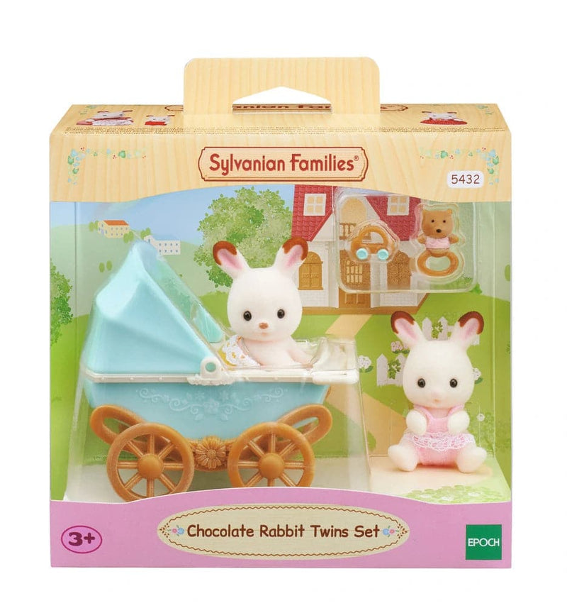 Se Sylvanian Families Sæt Chokoladekanin-tvillinger (barnevogn) online her - Ean: 5054131054321