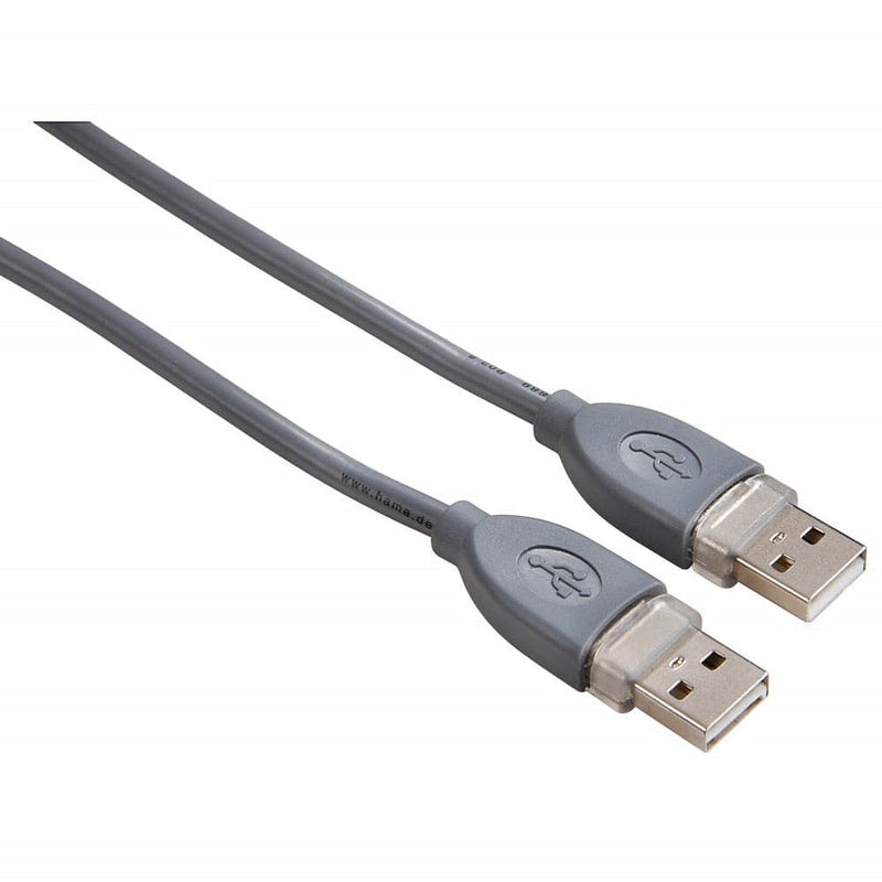 Se HAMA USB 2.0 Kabel USB A / USB-A - Grå - 1.8 m ❤ Kæmpe udvalg i Blandet ❤ Hurtig levering: 1 - 2 Hverdage samt billig fragt - Varenummer: CPD-HA6639664 og barcode / Ean: &