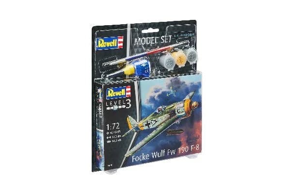 Se REVELL Model Set Focke Wulf Fw190 F-8 online her - Ean: 4009803638980