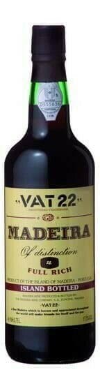 Se Vat 22 Full Rich Madeira 0,75 Ltr ✔ Kæmpe udvalg i  VAT ✔ Hurtig levering: 1 - 2 Hverdage samt billig fragt - Varenummer: BAR-10586 og barcode / Ean: '8710415912912 på lager - Udsalg på Drikkevarer | Vin og champagne | Sherry Spar op til 66% - Over 1347 kendte brands på udsalg