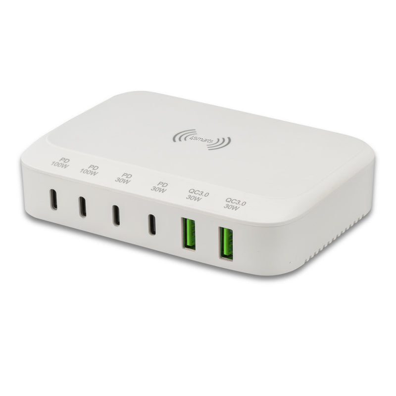 Se Trådløs oplader 15W - 7-i-1 Dock Total 100W - Hvid ❤ Kæmpe udvalg i 4smarts ❤ Hurtig levering: 1 - 2 Hverdage samt billig fragt - Varenummer: CPD-SM77469632 og barcode / Ean: &