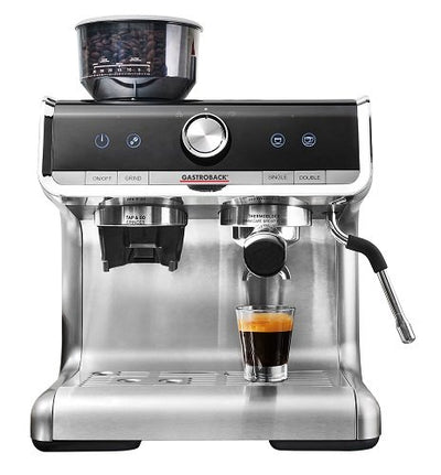 Se Gastroback Design Espresso Barista Pro ✔ Kæmpe udvalg i Gastroback ✔ Hurtig levering: 1 - 2 Hverdage samt billig fragt - Varenummer: BAR-520518 og barcode / Ean: '4016432426161 på lager - Udsalg på Køkken - Kaffe og te - Kaffekværne Spar op til 57% - Over 785 kendte brands på udsalg