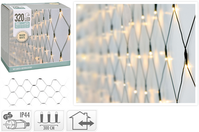 Se Lyskæde Net Med 320 Led Str. 1,5 X 3 M. ❤ Kæmpe udvalg i HAAHR & CO ❤ Hurtig levering: 1 - 2 Hverdage samt billig fragt - Varenummer: BAR-619408 og barcode / Ean: '8719202259216 på lager - Udsalg på Home Barindretning Lamper Spar op til 65% - Over 412 kendte brands på udsalg