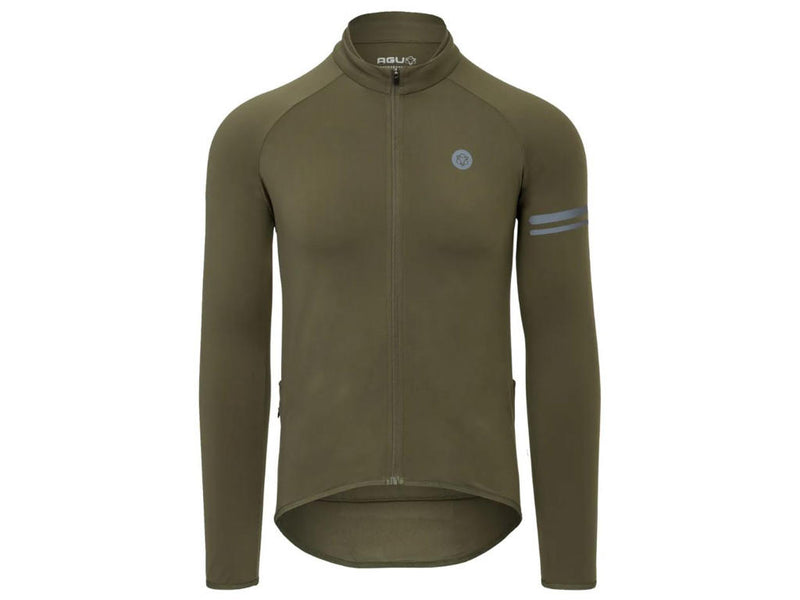 Se AGU Thermo Jersey Essential - Cykeltrøje - L/Æ - Army grøn - Str. XXL ❤ Stort online udvalg i AGU ❤ Hurtig levering: 1 - 2 Hverdage samt billig fragt ❤ Varenummer: CKP-8720866063552 og barcode / Ean: på lager - Udsalg på Cykeltrøjer Spar op til 63% - Over 785 kendte brands på udsalg