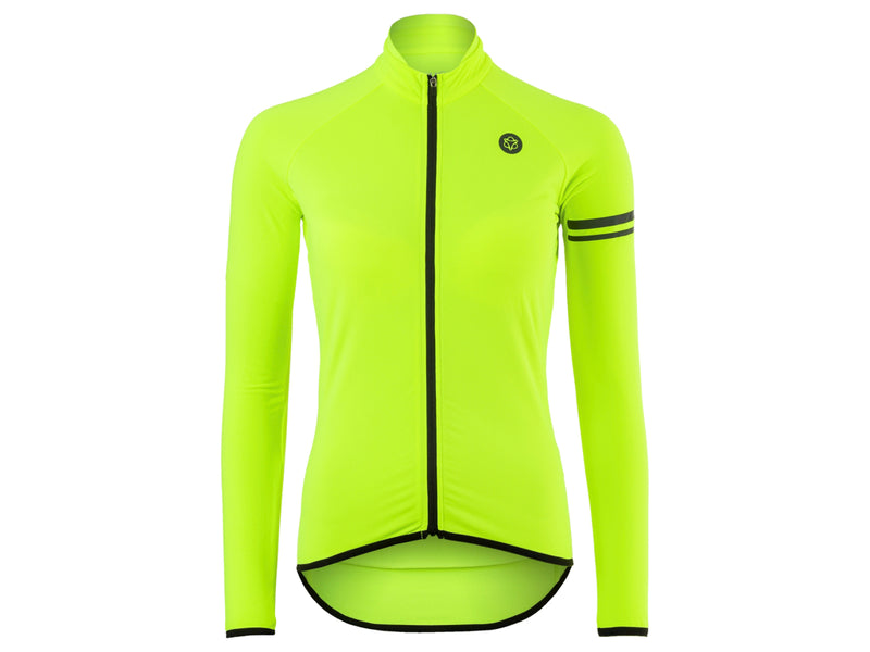 Se AGU Cykeltrøje - Thermo Essential - Lange ærmer - Dame - HI-VIS - Gul - Str. L ❤ Stort online udvalg i AGU ❤ Hurtig levering: 1 - 2 Hverdage samt billig fragt - Varenummer: CKP-8717565689336 og barcode / Ean: &