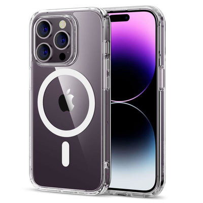 Se iPhone 14 Pro - ESR CH Halolock Magsafe Hybrid cover - Clear ❤ Stort online udvalg i Hurtel ❤ Hurtig levering: 1 - 2 Hverdage samt billig fragt - Varenummer: CPD-HT11120340 og barcode / Ean: '4894240160763 på lager - Udsalg på Mobil tilbehør Spar op til 52% - Over 412 kendte brands på udsalg