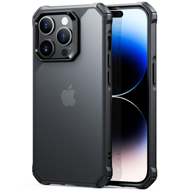 Se iPhone 14 Pro - ESR Air Armor Hybrid cover - Frosted Sort ❤ Stort online udvalg i Hurtel ❤ Hurtig levering: 1 - 2 Hverdage samt billig fragt - Varenummer: CPD-HT11120320 og barcode / Ean: &