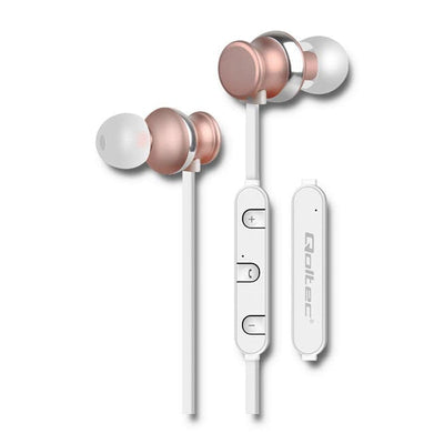 Se Qoltec Sports BT Trådløse In-Ear hovedtelefoner - med mikrofon | Magnetisk - Rosa guld ❤ Kæmpe udvalg i Qoltec ❤ Hurtig levering: 1 - 2 Hverdage samt billig fragt - Varenummer: CPD-QO9950823 og barcode / Ean: '5901878508238 på lager - Udsalg på Mobil tilbehør Spar op til 61% - Over 785 kendte brands på udsalg