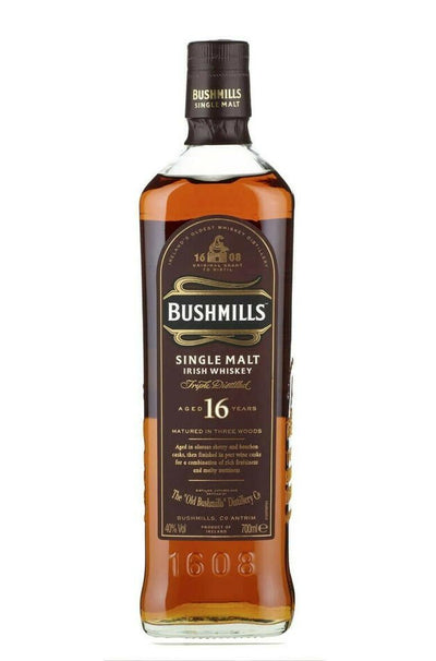 Se Bushmills 16 Yo Irish Single Malt Fl 70 ❤ Kæmpe udvalg i BUSHMILLS ❤ Hurtig levering: 1 - 2 Hverdage samt billig fragt - Varenummer: BAR-12426 og barcode / Ean: '5055966825025 på lager - Udsalg på Drikkevarer Spiritus Whiskey Spar op til 54% - Over 324 kendte brands på udsalg