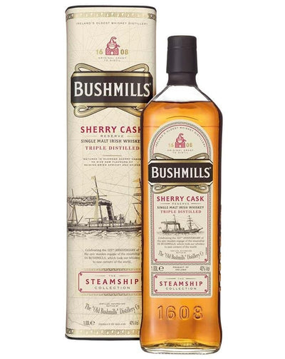 Se Bushmills "Sherry Cask" Steamship Collection 1 Ltr ❤ Kæmpe udvalg i BUSHMILLS ❤ Hurtig levering: 1 - 2 Hverdage samt billig fragt - Varenummer: BAR-15140 og barcode / Ean: '5055966820105 på lager - Udsalg på Drikkevarer Spiritus Whiskey Spar op til 57% - Over 785 kendte brands på udsalg