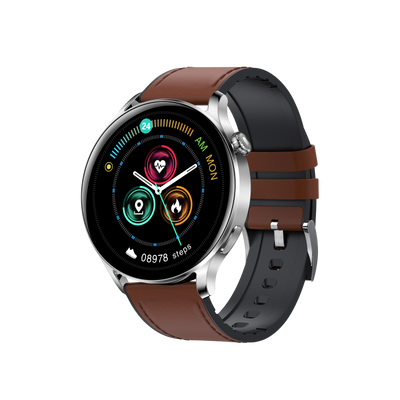 Se GARETT Men Elegance RT Smartwatch - Bluetooth opkald/Vandtæt/Puls/Blodtryk - Lysebrun ❤ Stort online udvalg i GARETT ❤ Hurtig levering: 1 - 2 Hverdage samt billig fragt - Varenummer: CPD-GT88483725 og barcode / Ean: '5904238483725 på lager - Udsalg på Bolig og fritid Spar op til 56% - Over 454 design mærker på udsalg