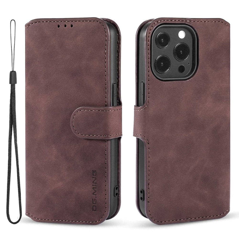 Se iPhone 14 Pro Max - DG MING retro læder cover - Aftagelig strop - Kaffe ❤ Stort online udvalg i Capida ❤ Hurtig levering: 1 - 2 Hverdage samt billig fragt - Varenummer: CPD-V33660103347F og barcode / Ean: 660103347F på lager - Udsalg på Mobil tilbehør Spar op til 64% - Over 434 design brands på udsalg