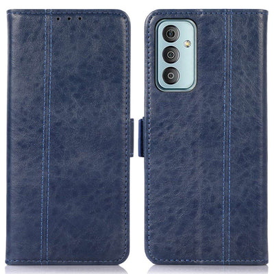 Se Samsung Galaxy M13 4G - Vintage læder cover / pung - Blå ❤ Kæmpe udvalg i KopK ❤ Hurtig levering: 1 - 2 Hverdage samt billig fragt - Varenummer: CPD-V33660104243B og barcode / Ean: 660104243B på lager - Udsalg på Mobil tilbehør Spar op til 54% - Over 434 design mærker på udsalg