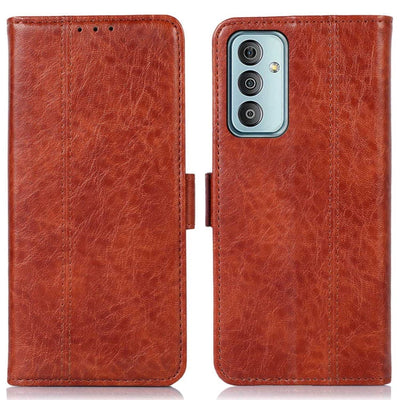 Se Samsung Galaxy M13 4G - Vintage læder cover / pung - Brun ❤ Kæmpe udvalg i KopK ❤ Hurtig levering: 1 - 2 Hverdage samt billig fragt - Varenummer: CPD-V33660104243C og barcode / Ean: 660104243C på lager - Udsalg på Mobil tilbehør Spar op til 53% - Over 434 design mærker på udsalg