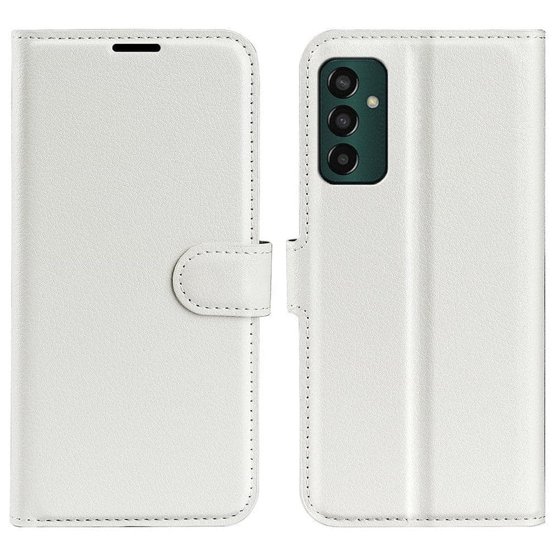 Se Samsung Galaxy M13 4G - Læder cover / pung - Hvid ❤ Kæmpe udvalg i KopK ❤ Hurtig levering: 1 - 2 Hverdage samt billig fragt - Varenummer: CPD-V33660104554C og barcode / Ean: 660104554C på lager - Udsalg på Mobil tilbehør Spar op til 55% - Over 434 design mærker på udsalg