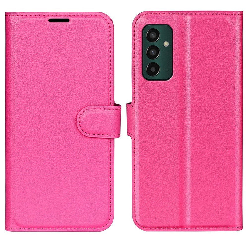 Se Samsung Galaxy M13 4G - Læder cover / pung - Rosa ❤ Kæmpe udvalg i KopK ❤ Hurtig levering: 1 - 2 Hverdage samt billig fragt - Varenummer: CPD-V33660104554G og barcode / Ean: 660104554G på lager - Udsalg på Mobil tilbehør Spar op til 51% - Over 434 design mærker på udsalg