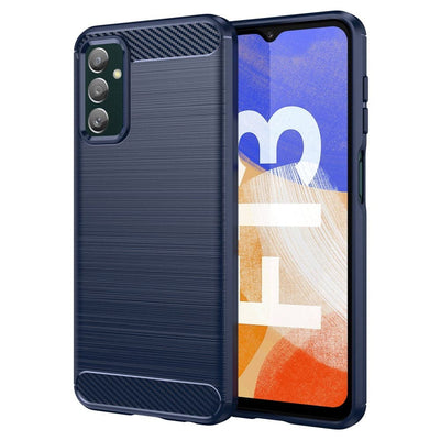 Se Samsung Galaxy M13 4G / M23 5G - Gummi cover - Børstet design - Blå ❤ Kæmpe udvalg i KopK ❤ Hurtig levering: 1 - 2 Hverdage samt billig fragt - Varenummer: CPD-V33660106146B og barcode / Ean: 660106146B på lager - Udsalg på Mobil tilbehør Spar op til 59% - Over 785 kendte brands på udsalg