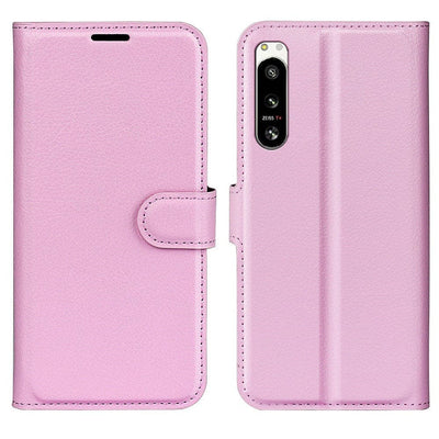 Se Sony Xperia 5 IV 5G - Læder cover / pung - Pink ❤ Kæmpe udvalg i KopK ❤ Hurtig levering: 1 - 2 Hverdage samt billig fragt - Varenummer: CPD-V33660112184B og barcode / Ean: 660112184B på lager - Udsalg på Mobil tilbehør Spar op til 54% - Over 434 design brands på udsalg