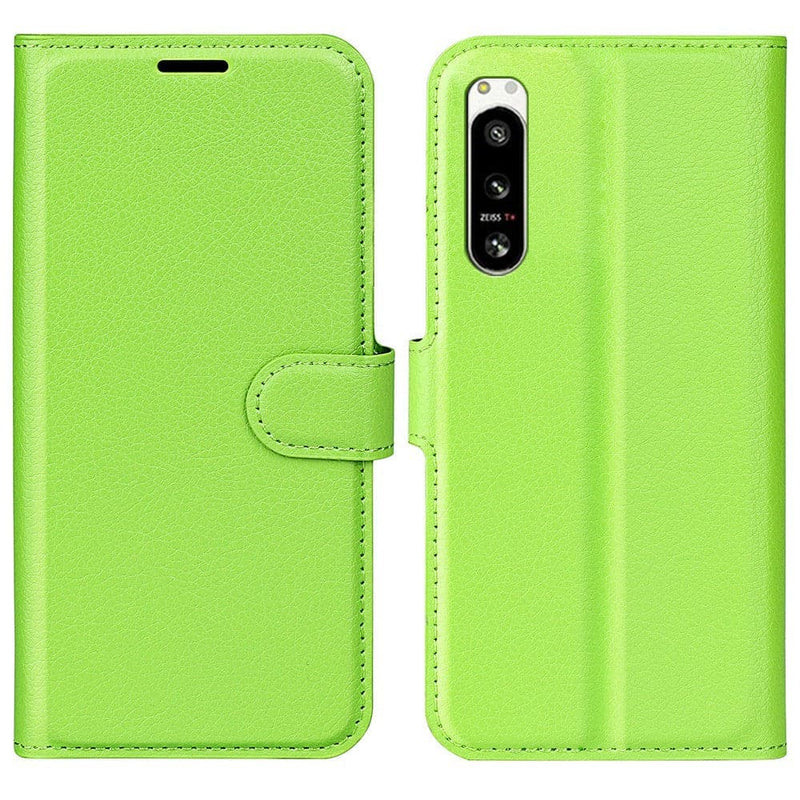 Se Sony Xperia 5 IV 5G - Læder cover / pung - Grøn ❤ Kæmpe udvalg i KopK ❤ Hurtig levering: 1 - 2 Hverdage samt billig fragt - Varenummer: CPD-V33660112184F og barcode / Ean: 660112184F på lager - Udsalg på Mobil tilbehør Spar op til 67% - Over 434 design brands på udsalg