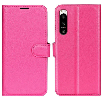 Se Sony Xperia 5 IV 5G - Læder cover / pung - Rosa ❤ Kæmpe udvalg i KopK ❤ Hurtig levering: 1 - 2 Hverdage samt billig fragt - Varenummer: CPD-V33660112184G og barcode / Ean: 660112184G på lager - Udsalg på Mobil tilbehør Spar op til 66% - Over 434 design brands på udsalg