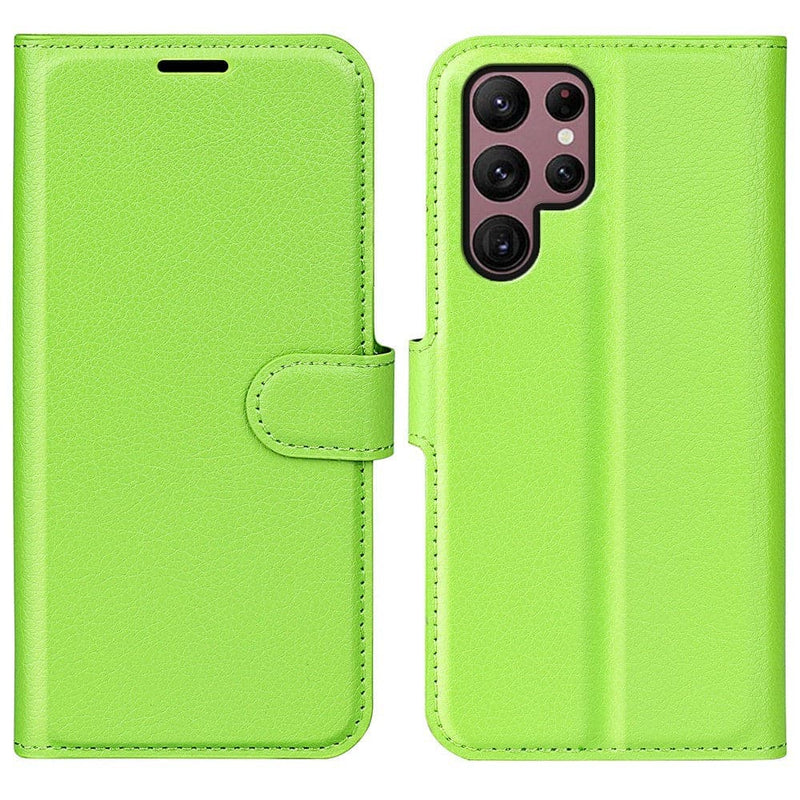 Se Samsung Galaxy S23 Ultra 5G - Læder cover / pung - Grøn ❤ Stort online udvalg i KopK ❤ Hurtig levering: 1 - 2 Hverdage samt billig fragt - Varenummer: CPD-V33660116775G og barcode / Ean: 660116775G på lager - Udsalg på Mobil tilbehør Spar op til 67% - Over 434 design brands på udsalg