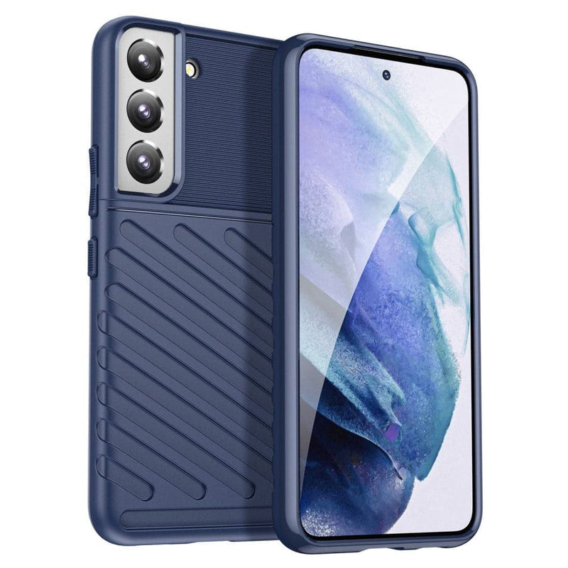 Se Samsung Galaxy S23 5G - Thunder series gummi cover - Blå ❤ Stort online udvalg i KopK ❤ Hurtig levering: 1 - 2 Hverdage samt billig fragt - Varenummer: CPD-V33660117694B og barcode / Ean: på lager - Udsalg på Mobil tilbehør Spar op til 56% - Over 454 kendte mærker på udsalg