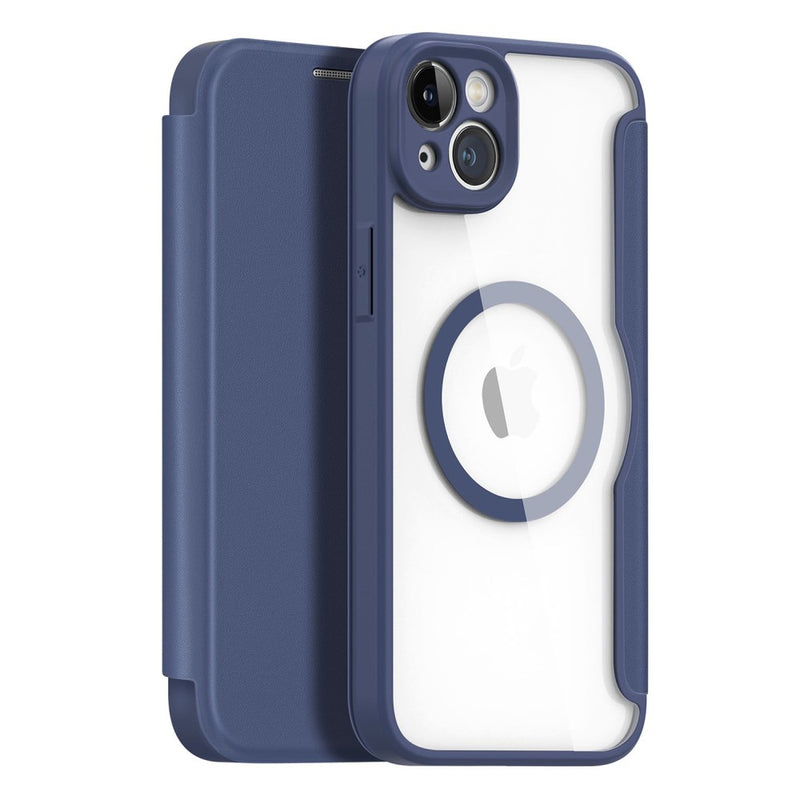 Se iPhone 14 Plus - Dux Ducis Skin X Pro Flip Magsafe cover - Blå ✔ Kæmpe udvalg i  DUX DUCIS ✔ Hurtig levering: 1 - 2 Hverdage samt billig fragt - Varenummer: CPD-DU3029589 og barcode / Ean: &