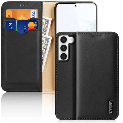 Se Samsung Galaxy S23 Plus 5G - DUX DUCIS Hivo ægte læder cover / pung - Sort ✔ Kæmpe udvalg i  DUX DUCIS ✔ Hurtig levering: 1 - 2 Hverdage samt billig fragt - Varenummer: CPD-DU3031759 og barcode / Ean: '6934913031759 på lager - Udsalg på Mobil tilbehør Spar op til 61% - Over 412 kendte brands på udsalg