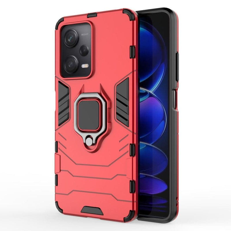 Se Xiaomi Redmi Note 12 Pro 5G - Shockproof Hybridcover med Kickstand - Rød ❤ Stort online udvalg i KopK ❤ Hurtig levering: 1 - 2 Hverdage samt billig fragt - Varenummer: CPD-V33660120107B og barcode / Ean: på lager - Udsalg på Mobil tilbehør Spar op til 65% - Over 454 kendte brands på udsalg