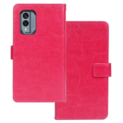 Se Nokia X30 5G - IDEWEI læder cover / pung - Rosa ❤ Stort online udvalg i KopK ❤ Hurtig levering: 1 - 2 Hverdage samt billig fragt - Varenummer: CPD-V33660120154D og barcode / Ean: på lager - Udsalg på Mobil tilbehør Spar op til 52% - Over 454 kendte brands på udsalg