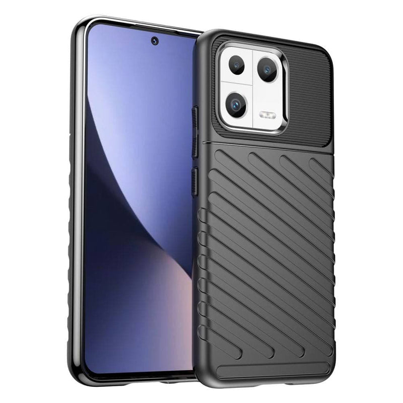 Se Xiaomi 13 - Thunder Series gummi cover - Sort ❤ Stort online udvalg i KopK ❤ Hurtig levering: 1 - 2 Hverdage samt billig fragt - Varenummer: CPD-V33660120306A og barcode / Ean: på lager - Udsalg på Mobil tilbehør Spar op til 54% - Over 454 kendte brands på udsalg