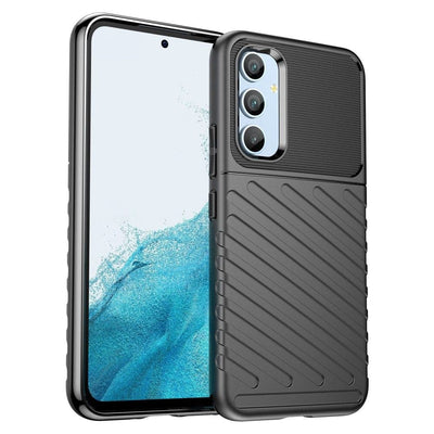 Se Samsung Galaxy A54 5G - Thunder Series gummi cover - Sort ❤ Kæmpe udvalg i KopK ❤ Hurtig levering: 1 - 2 Hverdage samt billig fragt - Varenummer: CPD-V33660121265A og barcode / Ean: 660121265A på lager - Udsalg på Mobil tilbehør Spar op til 63% - Over 434 design mærker på udsalg