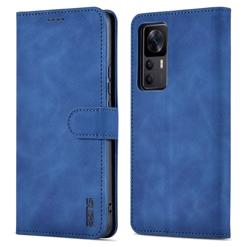 Se Xiaomi Redmi K50 Ultra 5G / 12T 5G / 12T Pro 5G - AZNS læder cover / pung - Blå ❤ Kæmpe udvalg i KopK ❤ Hurtig levering: 1 - 2 Hverdage samt billig fragt - Varenummer: CPD-V33660121819B og barcode / Ean: 660121819B på lager - Udsalg på Mobil tilbehør Spar op til 52% - Over 434 design mærker på udsalg