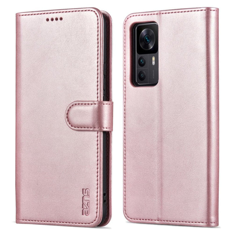 Se Xiaomi Redmi K50 Ultra 5G / 12T 5G / 12T Pro 5G - AZNS læder cover / pung - Rosa guld ❤ Kæmpe udvalg i KopK ❤ Hurtig levering: 1 - 2 Hverdage samt billig fragt - Varenummer: CPD-V33660121819D og barcode / Ean: 660121819D på lager - Udsalg på Mobil tilbehør Spar op til 61% - Over 434 design mærker på udsalg