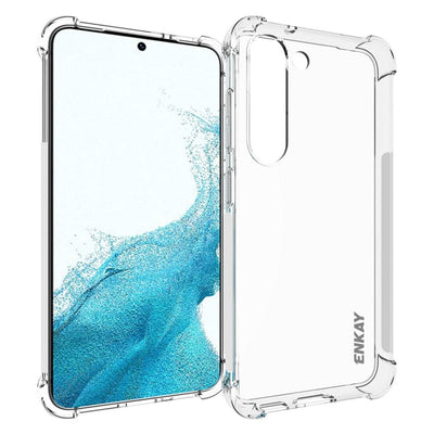 Se Samsung Galaxy S23 5G - ENKAY Shockproof gummi cover - Transparent ❤ Kæmpe udvalg i KopK ❤ Hurtig levering: 1 - 2 Hverdage samt billig fragt - Varenummer: CPD-V33660121888A og barcode / Ean: 660121888A på lager - Udsalg på Mobil tilbehør Spar op til 53% - Over 434 design brands på udsalg