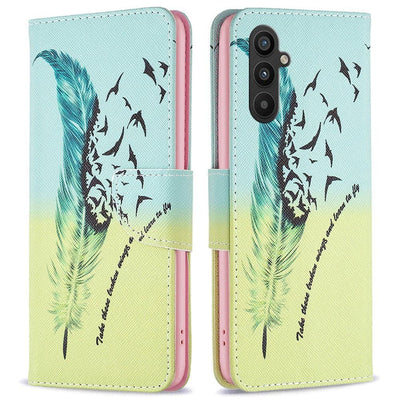 Se Samsung Galaxy A34 5G - Læder cover / pung - Printet design - Fjer ❤ Kæmpe udvalg i KopK ❤ Hurtig levering: 1 - 2 Hverdage samt billig fragt - Varenummer: CPD-V33660122488I og barcode / Ean: 660122488I på lager - Udsalg på Mobil tilbehør Spar op til 56% - Over 434 design mærker på udsalg