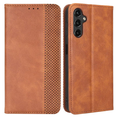 Se Samsung Galaxy A14 5G - Vintage læder cover / pung - Brun ❤ Kæmpe udvalg i KopK ❤ Hurtig levering: 1 - 2 Hverdage samt billig fragt - Varenummer: CPD-V33660123221C og barcode / Ean: 660123221C på lager - Udsalg på Mobil tilbehør Spar op til 65% - Over 434 design mærker på udsalg