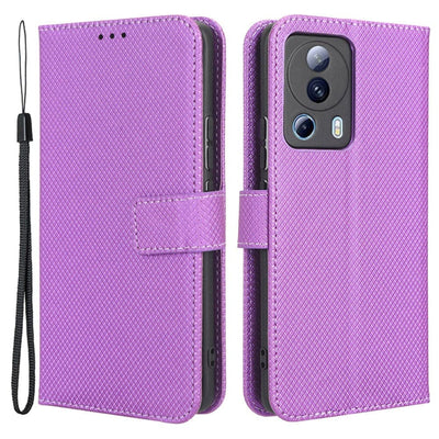 Se Xiaomi 13 Lite - Diamond læder cover / pung - Lilla ❤ Kæmpe udvalg i KopK ❤ Hurtig levering: 1 - 2 Hverdage samt billig fragt - Varenummer: CPD-V33660123238E og barcode / Ean: 660123238E på lager - Udsalg på Mobil tilbehør Spar op til 62% - Over 434 design brands på udsalg