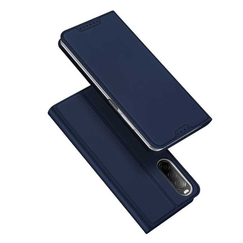 Se Sony Xperia 10 V - DUX DUCIS skin pro læder cover - Blå ✔ Kæmpe udvalg i  DUX DUCIS ✔ Hurtig levering: 1 - 2 Hverdage samt billig fragt - Varenummer: CPD-DU3029862 og barcode / Ean: &