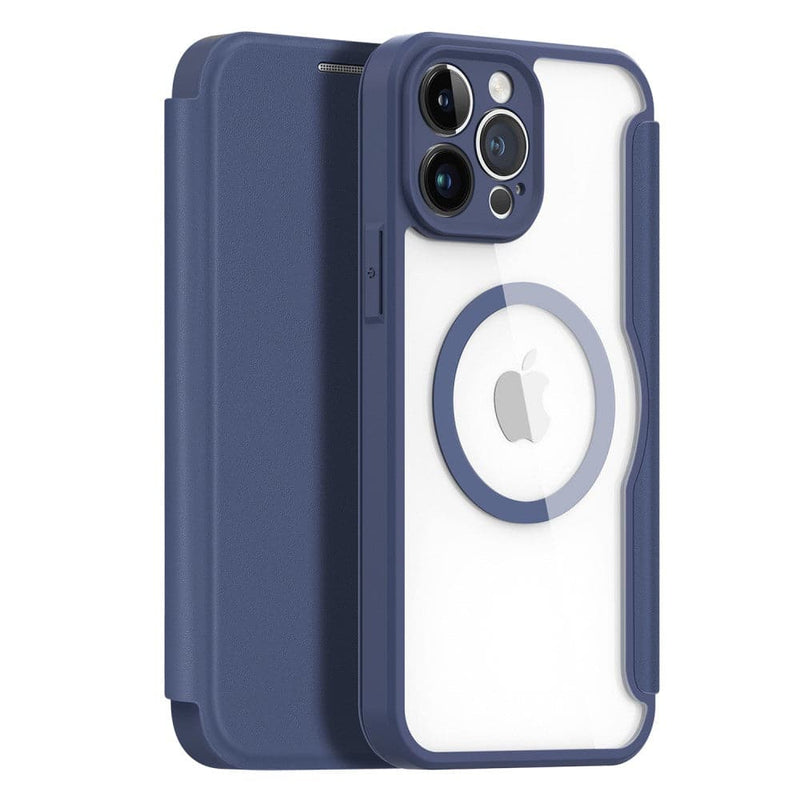 Se iPhone 13 Pro Max - Dux Ducis Skin X Pro Flip Magsafe cover - Blå ✔ Kæmpe udvalg i  DUX DUCIS ✔ Hurtig levering: 1 - 2 Hverdage samt billig fragt - Varenummer: CPD-DU3029275 og barcode / Ean: &