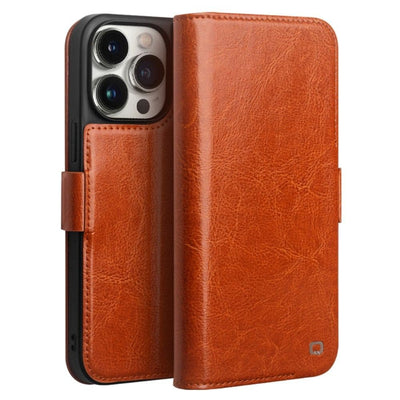 Se iPhone 14 Pro - QIALINO Classic Slim ægte læder cover - Lys brun ✔ Kæmpe udvalg i QIALINO ✔ Hurtig levering: 1 - 2 Hverdage samt billig fragt - Varenummer: CPD-QLI14P103027 og barcode / Ean: '0601968148904 på lager - Udsalg på Mobil tilbehør Spar op til 53% - Over 424 kendte brands på udsalg