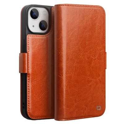 Se iPhone 14 Plus - QIALINO Classic Slim ægte læder cover - Lys brun ✔ Kæmpe udvalg i QIALINO ✔ Hurtig levering: 1 - 2 Hverdage samt billig fragt - Varenummer: CPD-QLI14/P103027 og barcode / Ean: '0601968148935 på lager - Udsalg på Mobil tilbehør Spar op til 64% - Over 424 kendte brands på udsalg