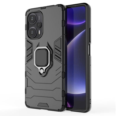 Se Xiaomi Poco F5 5G - Shockproof Hybridcover med Kickstand - Sort ❤ Kæmpe udvalg i Blandet ❤ Hurtig levering: 1 - 2 Hverdage samt billig fragt - Varenummer: CPD-V33660139240A og barcode / Ean: 660139240A på lager - Udsalg på Mobil tilbehør Spar op til 59% - Over 454 kendte mærker på udsalg