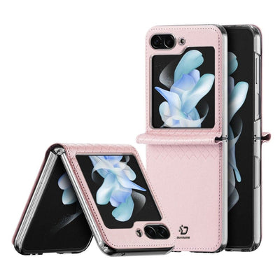 Se Samsung Galaxy Z Flip5 - Dux Ducis Bril læder cover - Pink ❤ Kæmpe udvalg i Blandet ❤ Hurtig levering: 1 - 2 Hverdage samt billig fragt - Varenummer: CPD-DU3026694 og barcode / Ean: '6934913026694 på lager - Udsalg på Mobil tilbehør Spar op til 55% - Over 454 kendte brands på udsalg