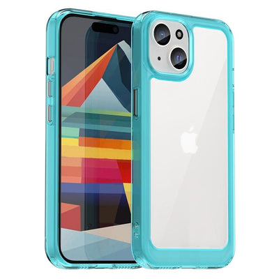 Se iPhone 15 - Clear shockproof Hybrid cover - Transparent/Blå ❤ Kæmpe udvalg i Blandet ❤ Hurtig levering: 1 - 2 Hverdage samt billig fragt - Varenummer: CPD-V33660146516E og barcode / Ean: 660146516E på lager - Udsalg på Mobil tilbehør Spar op til 64% - Over 412 kendte brands på udsalg