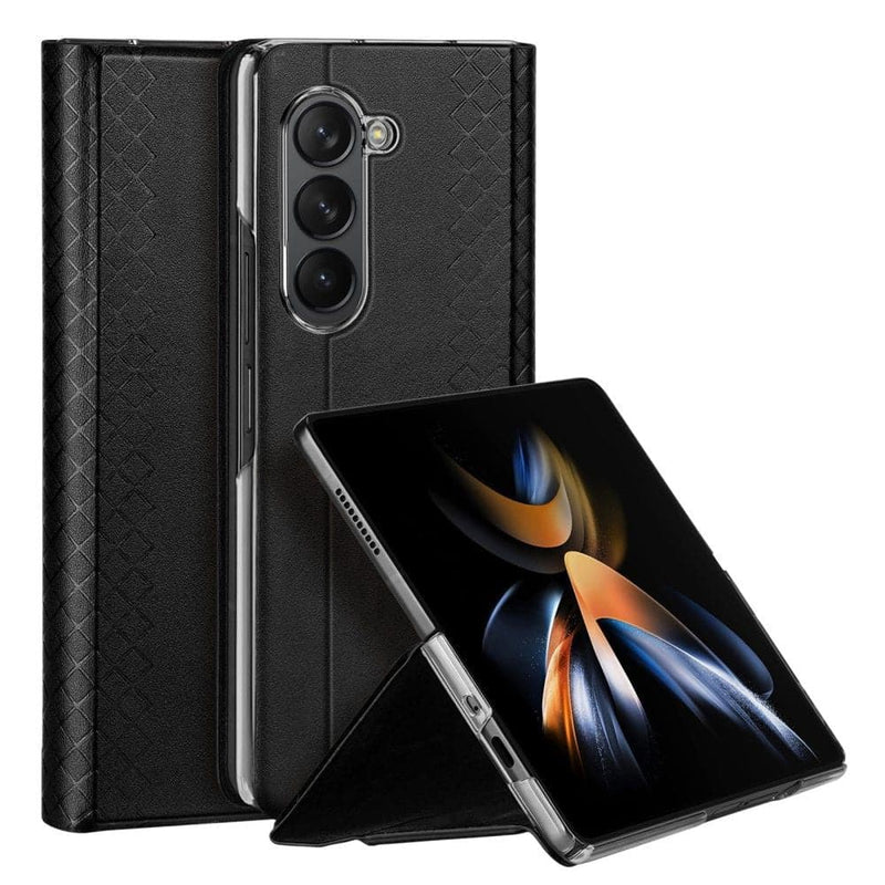 Se Samsung Galaxy Z Fold5 - Dux Ducis Bril læder cover - Sort ❤ Kæmpe udvalg i Blandet ❤ Hurtig levering: 1 - 2 Hverdage samt billig fragt - Varenummer: CPD-DU3026700 og barcode / Ean: &