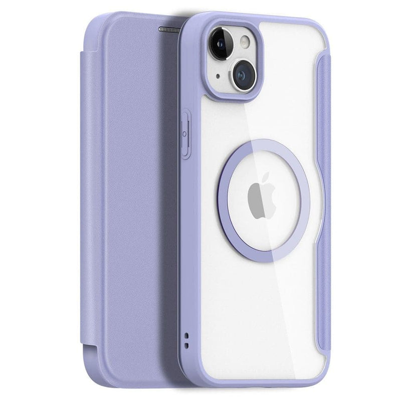 Se iPhone 15 - Dux Ducis Skin X Pro Flip Magsafe cover - Lilla ❤ Kæmpe udvalg i Blandet ❤ Hurtig levering: 1 - 2 Hverdage samt billig fragt - Varenummer: CPD-DU3025192 og barcode / Ean: &