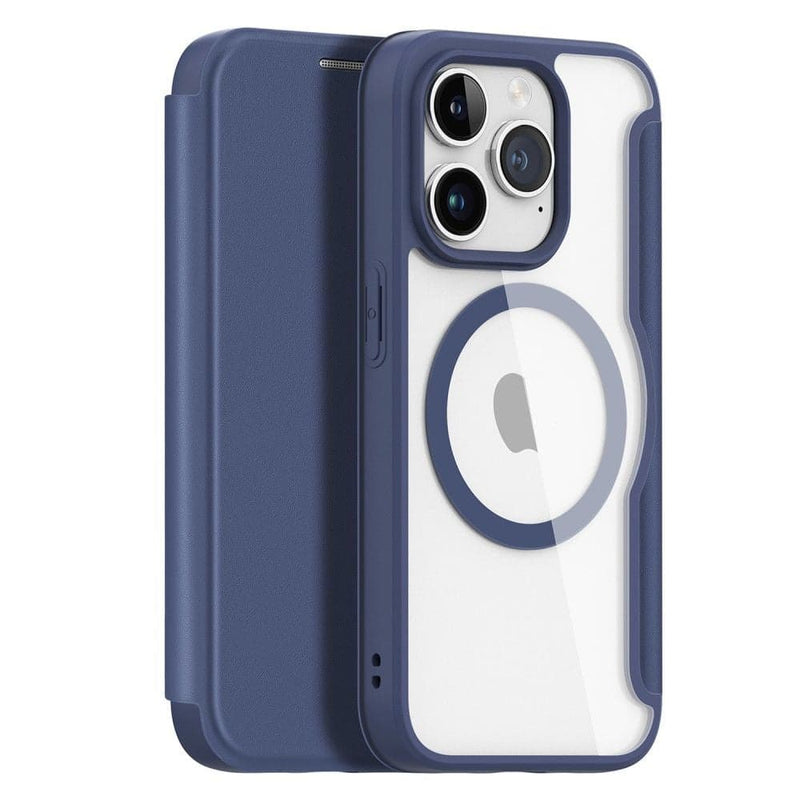 Se iPhone 15 Pro - Dux Ducis Skin X Pro Flip Magsafe cover - Blå ❤ Kæmpe udvalg i Blandet ❤ Hurtig levering: 1 - 2 Hverdage samt billig fragt - Varenummer: CPD-DU3025246 og barcode / Ean: &